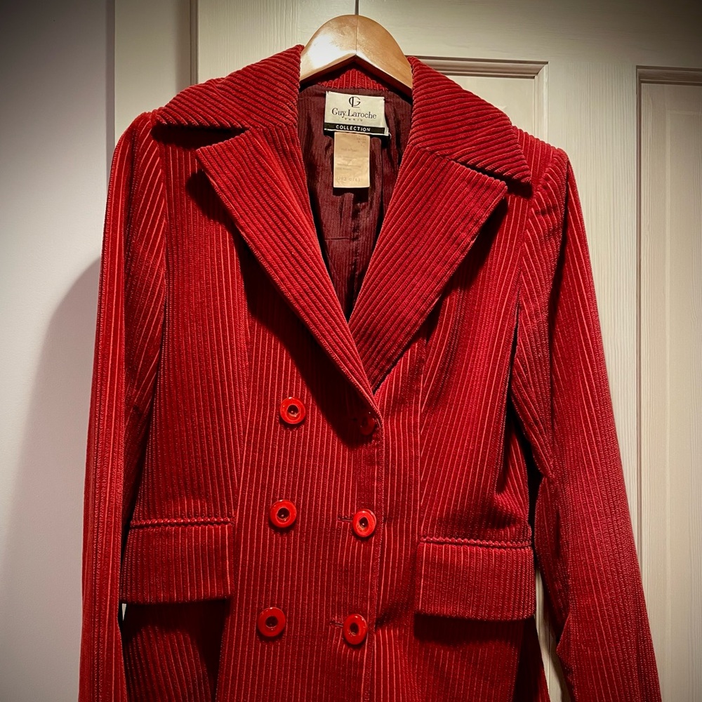 Vintage Guy Laroche blazer. Bought lower east side 20+ years ago. Size US 4-6